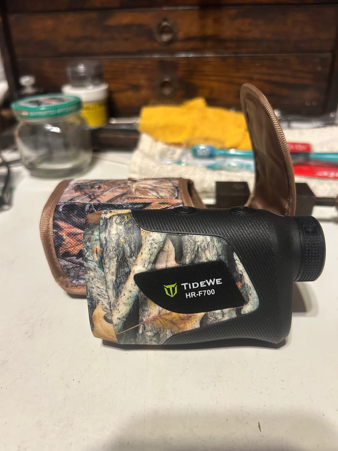 Customer photo review of Camo Deer Hunting Rangefinder 700/1000Y Laser Range Finder