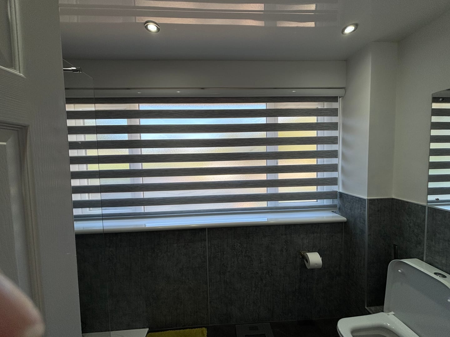 Customer photo review of Allure Mirage Grey Day & Night Blinds