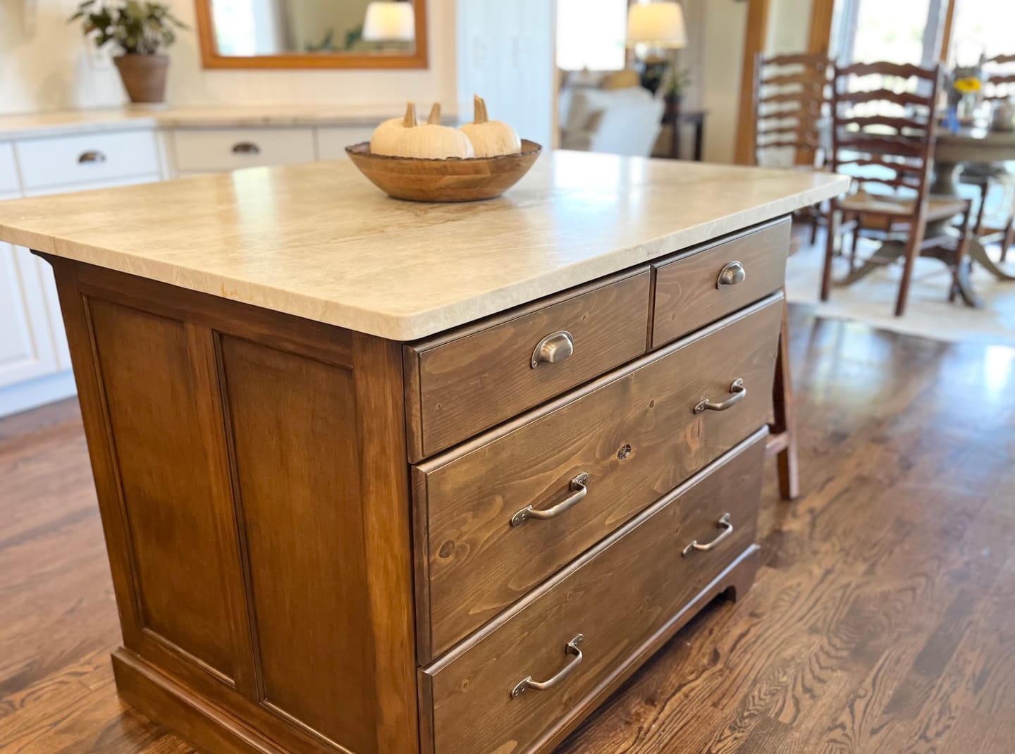 Customer photo review of Classic Aged Bronze Cupboard Handles