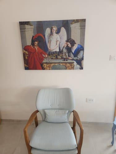 Customer photo review of The Devil's Checkmate | Friedrich August Moritz Retzsch | 1831