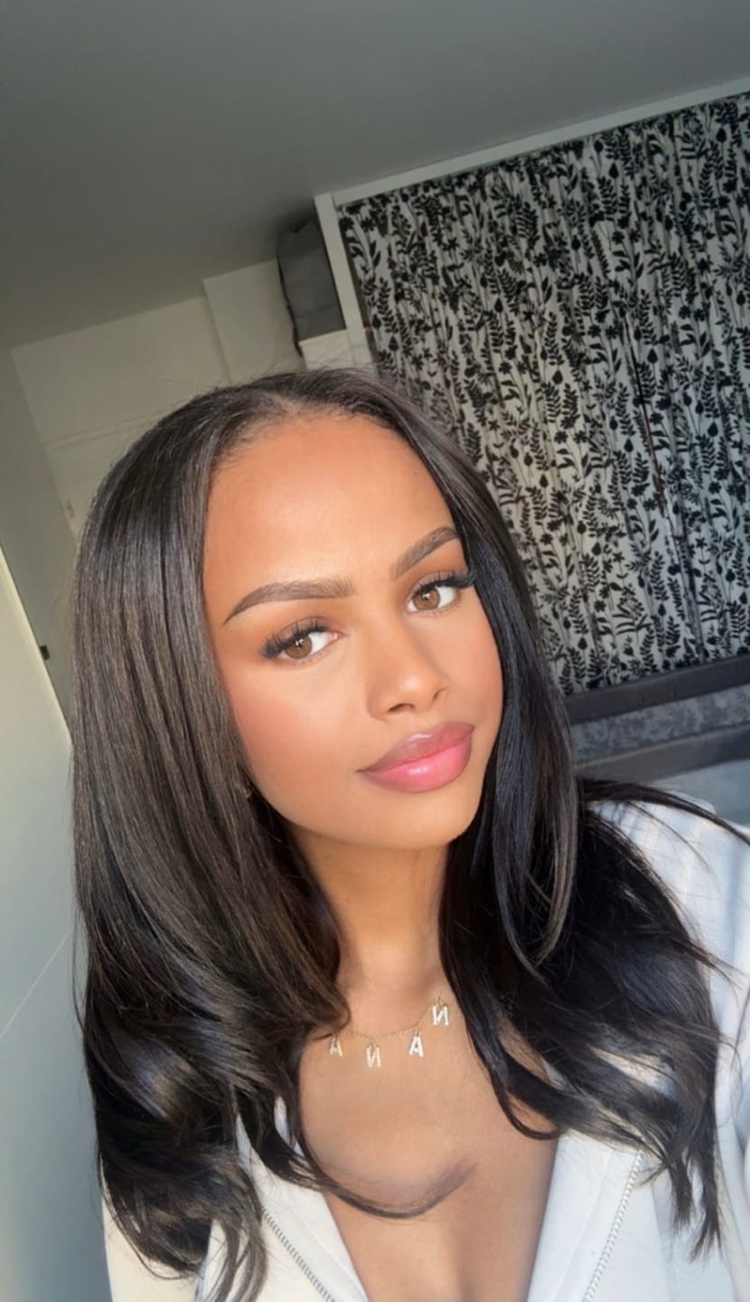 Customer photo review of Raw hair lisse