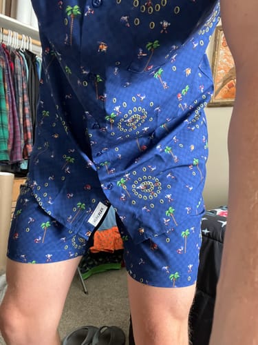 Customer photo review of Sonic the Hedgehog "Sonic Interrupted" – Hybrid Shorts