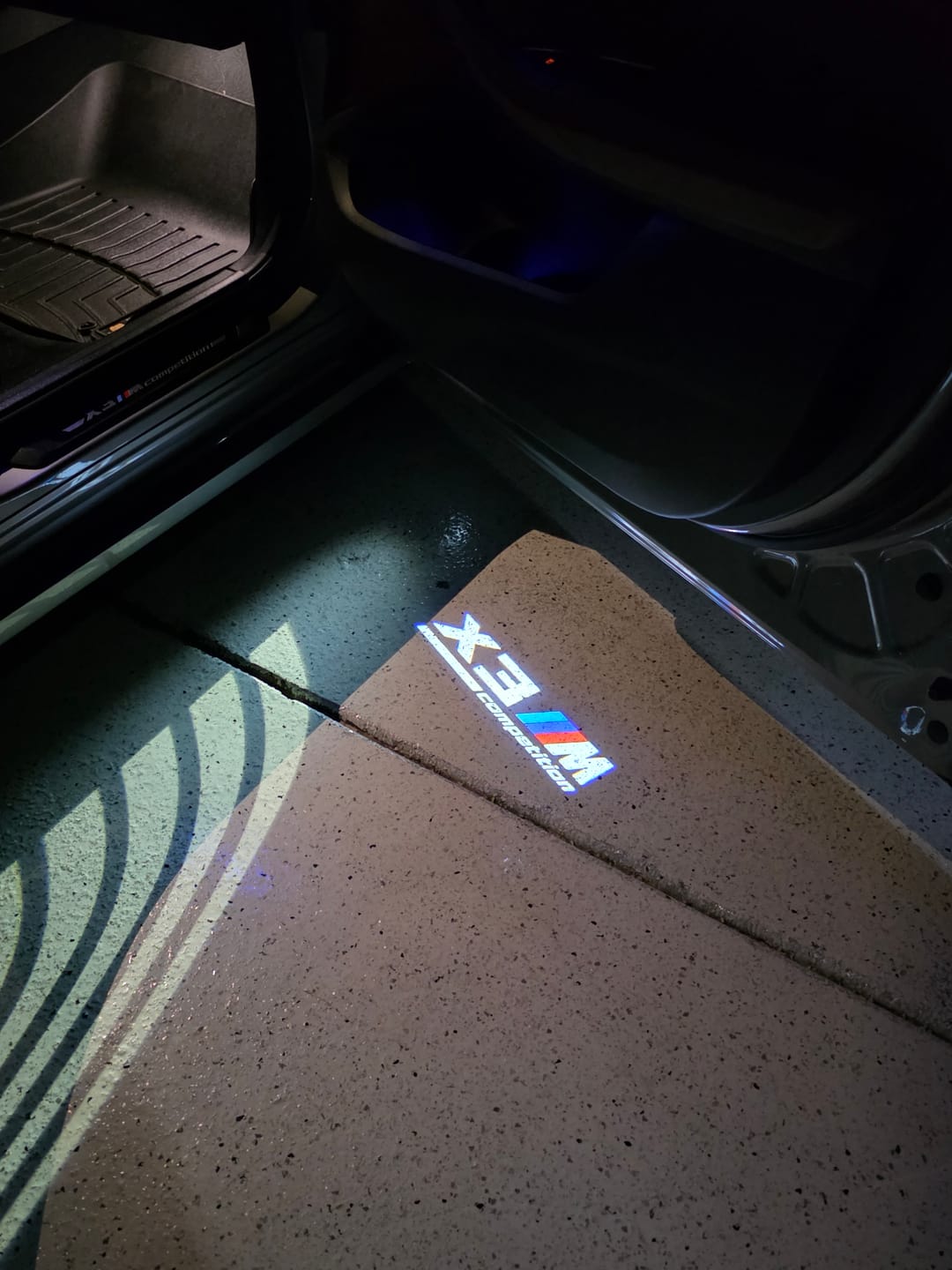 Customer photo review of BMW X SERIES DOOR LIGHTS