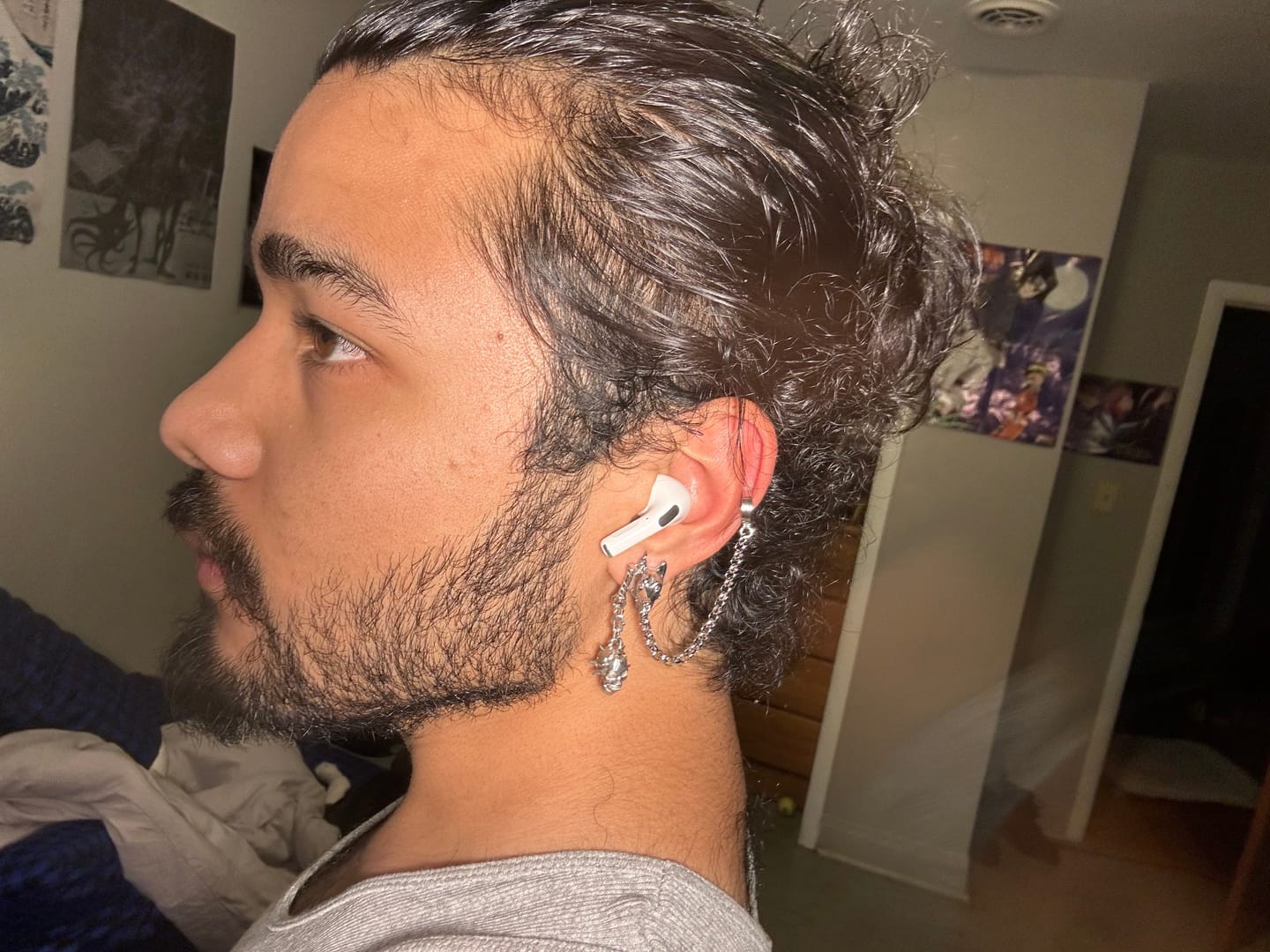 Customer photo review of HELLHOUND EARRING + CUFF