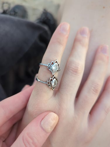 Customer photo review of Yell F♥︎ck Lotus Ring