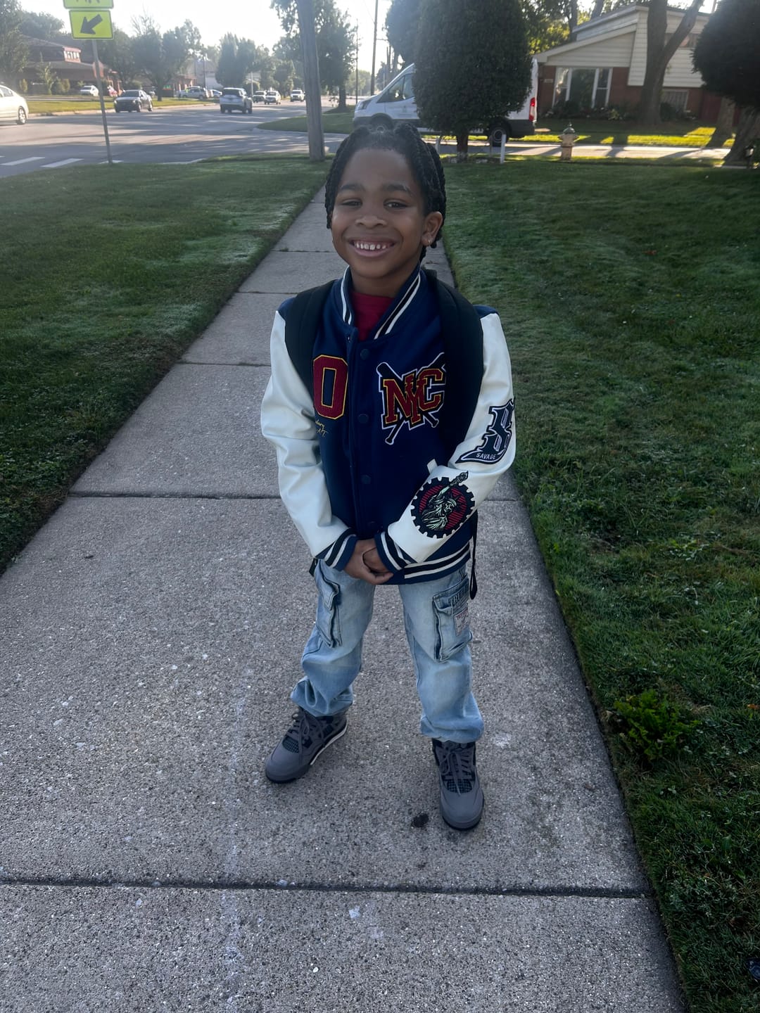 Customer photo review of Air Jordan 4 Retro "Cave Stone" - Preschool