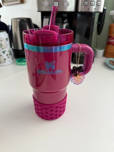 Customer photo review of Chroma Monstera Charm - Tumbler Handle Charm