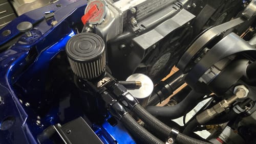 Customer photo review of Remote Catch Can/Coolant Can Drain Kit
