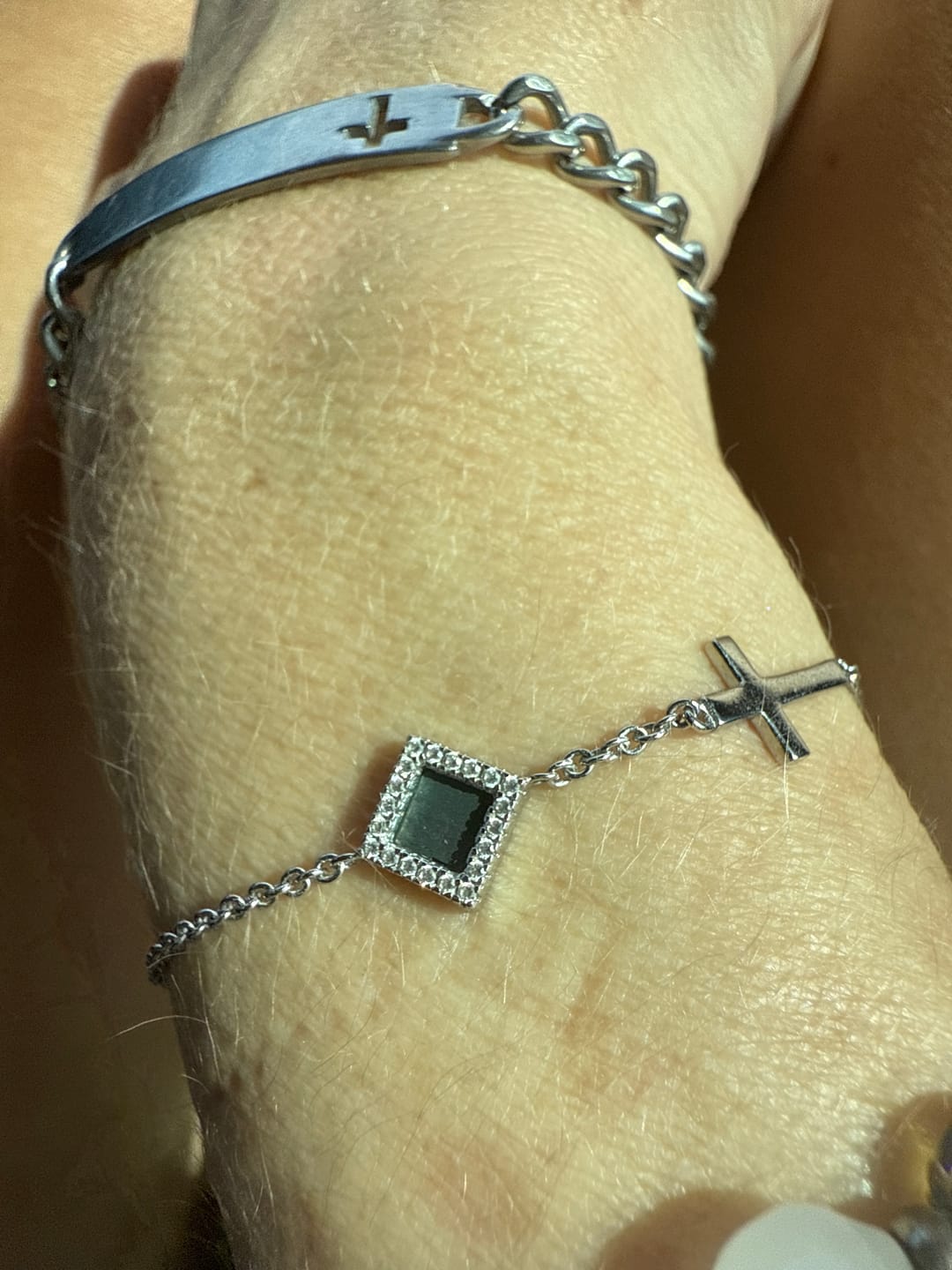 Customer photo review of The Cross Bracelet