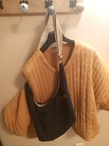 Customer photo review of Sac Maud lin bleu nuit
