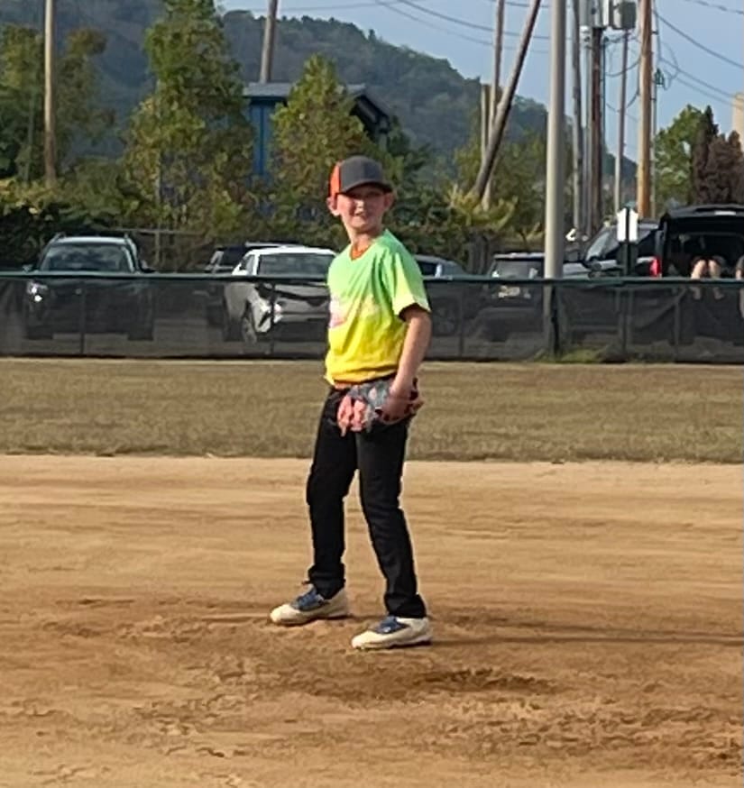Customer photo review of Custom Full Print Design Baseball Jersey rose red-yellow-green