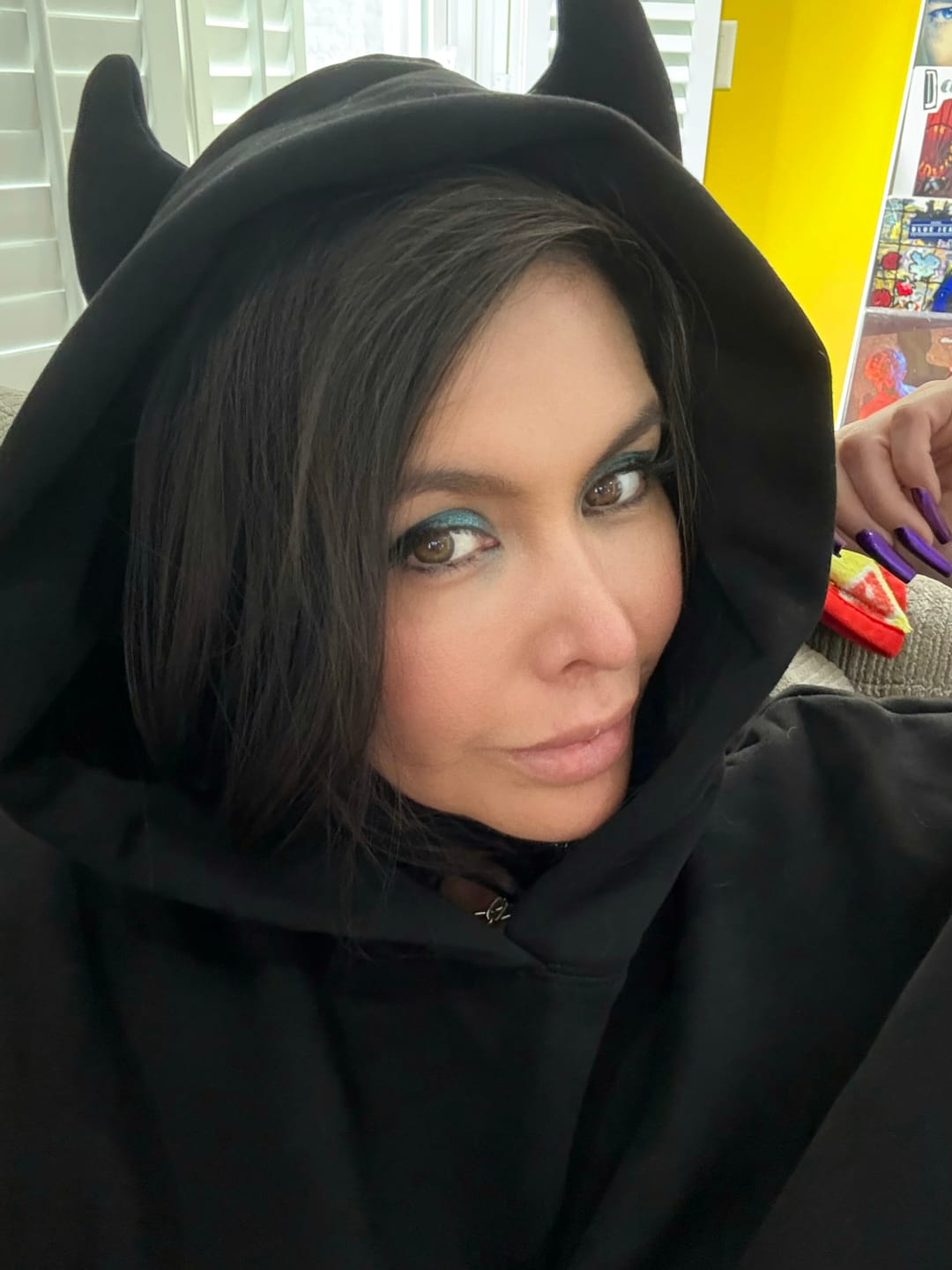 Customer photo review of DEVIL HOODIE - BLACK