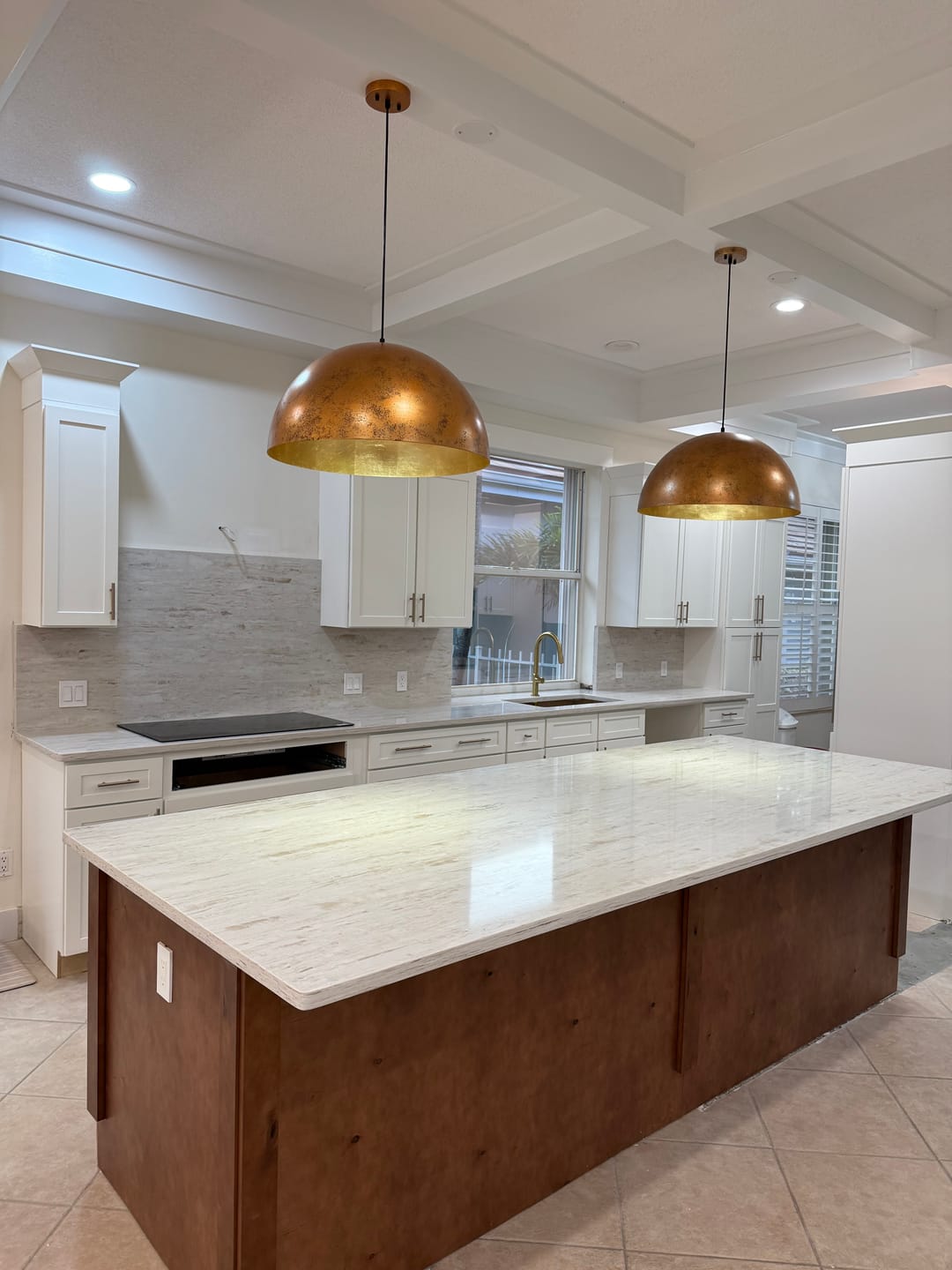Customer photo review of Oversized Metal Dome Pendant Light