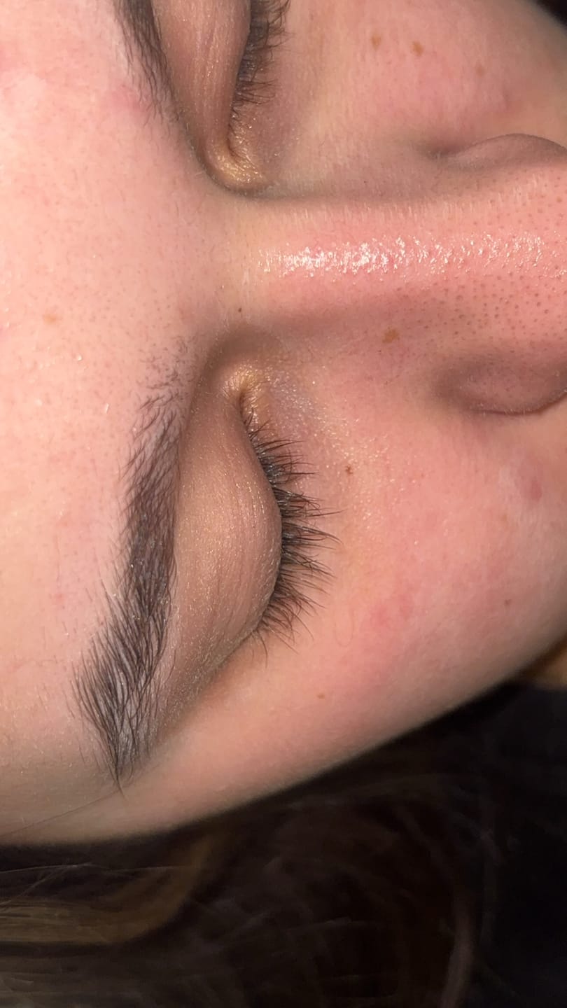 Customer photo review of Purely Lashes Lash Growth Serum