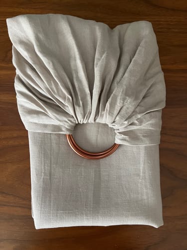 Customer photo review of Florence Ring Sling by Heritage Baby