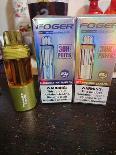Customer photo review of Foger Switch Pro 30K Disposable Pod (Requires Vape for Use)