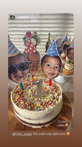 Customer photo review of funfetti cupcakes