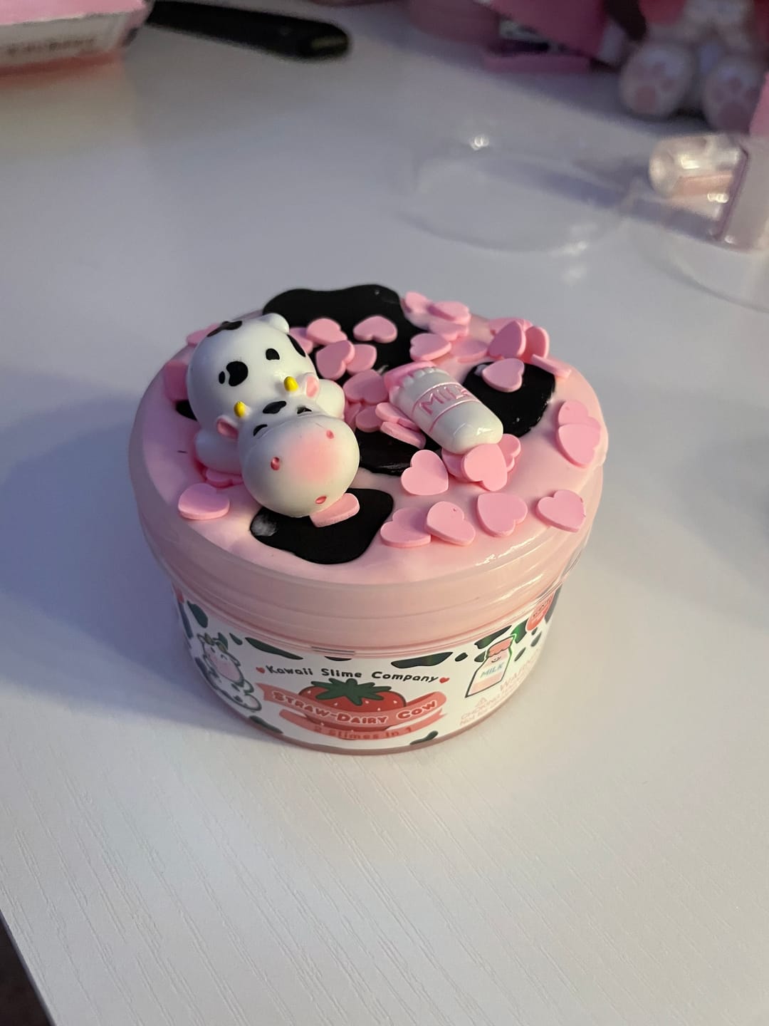 Customer photo review of Straw-Dairy Cow 2 Slimes in 1
