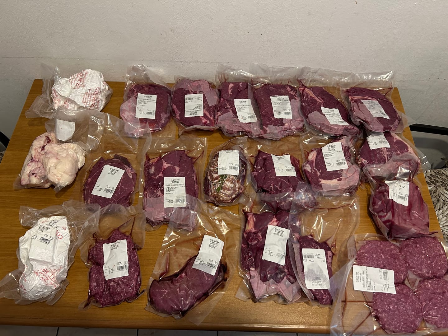 Customer photo review of Pacco Famiglia Scottona 6 Kg Grassfed