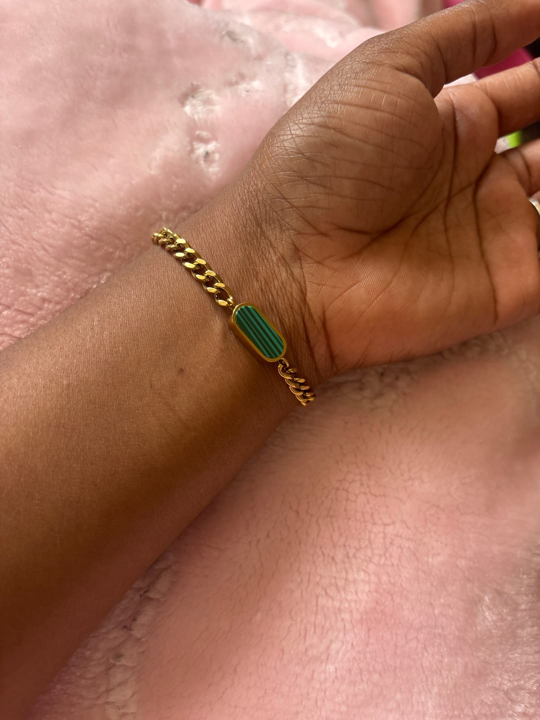 Customer photo review of NFC Couples Bracelet Set