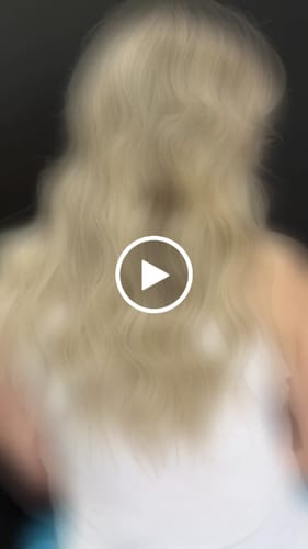 Customer video review of Virgin Genius Weft Hair Extensions Blonde Highlights #P8/60