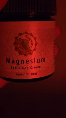 Customer photo review of Magnesium Zen Sleep Cream