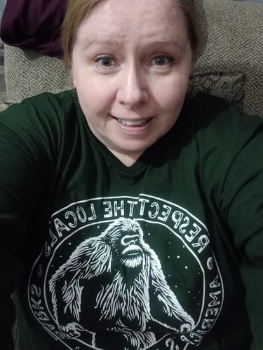 Customer photo review of Respect The Locals Bigfoot Long Sleeve Tee