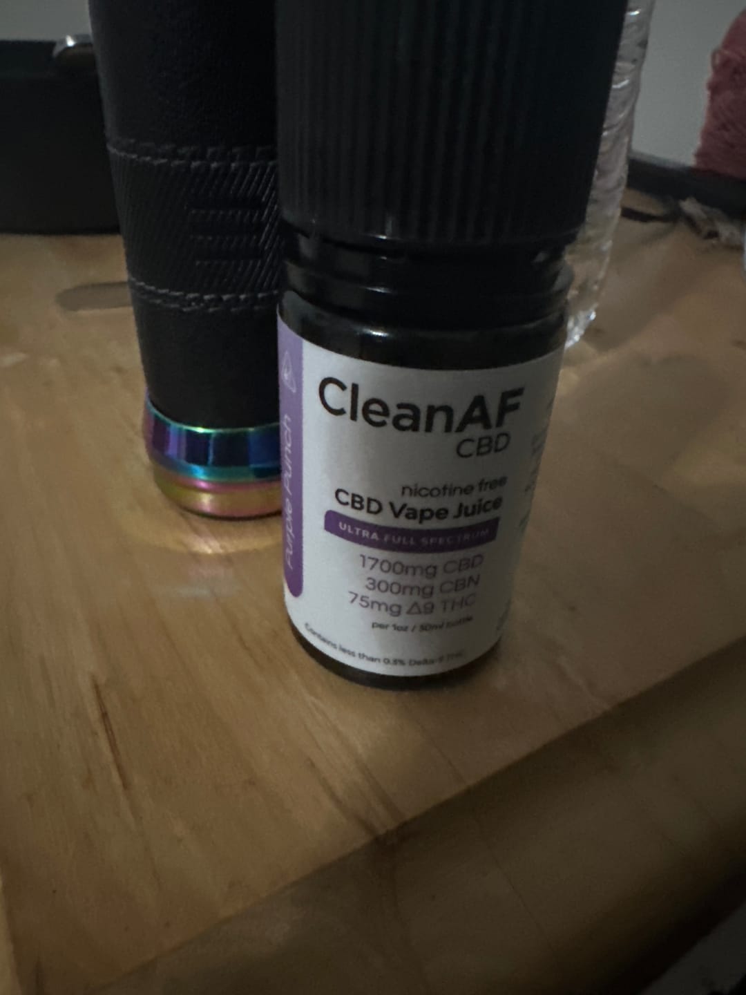Customer photo review of Purple Punch THC Vape Juice