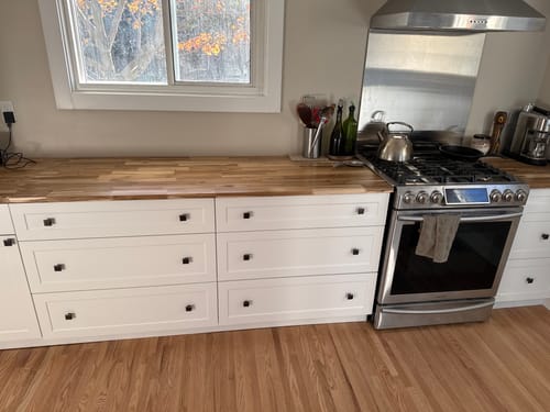 Customer photo review of 36" Wide Drawer Cabinet - Painted Doors
