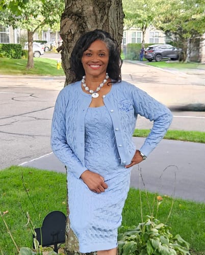 undefined review of The Power Knit Dress Set pre order AMICAE only image 1 out of 3