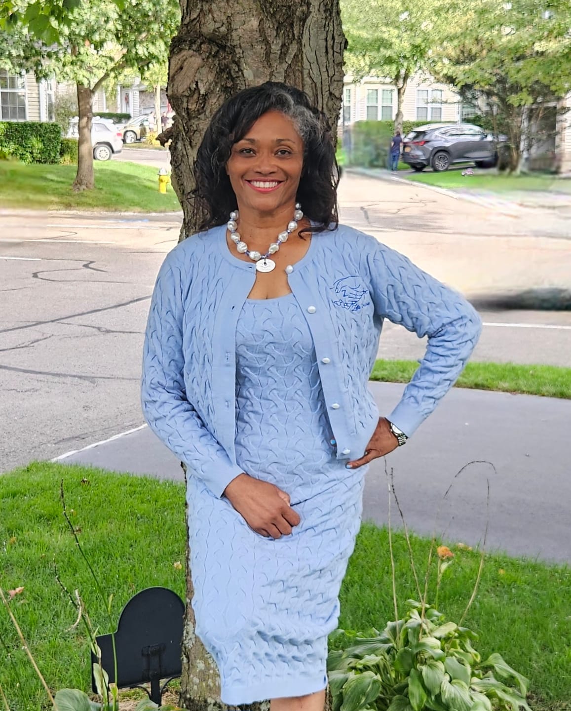 Customer photo review of The Power Knit Dress Set pre order AMICAE only