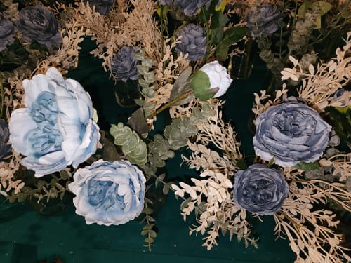 Customer photo review of Clearance Bulk 23" Peony Stems Spray Faux Silk Flower Artificial Peony Arrangement Wholesale