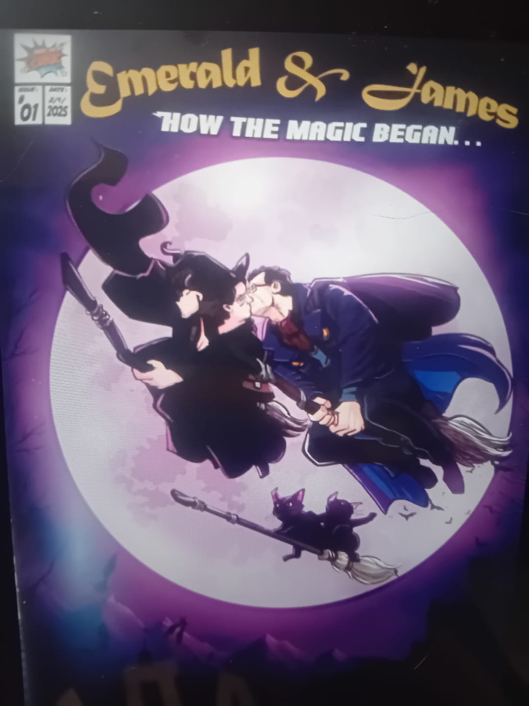 Customer photo review of Turn your story into a fully illustated custom comic book