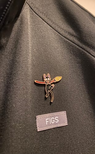 Customer photo review of Kiki’s Delivery Service Enamel Pin - Jiji
