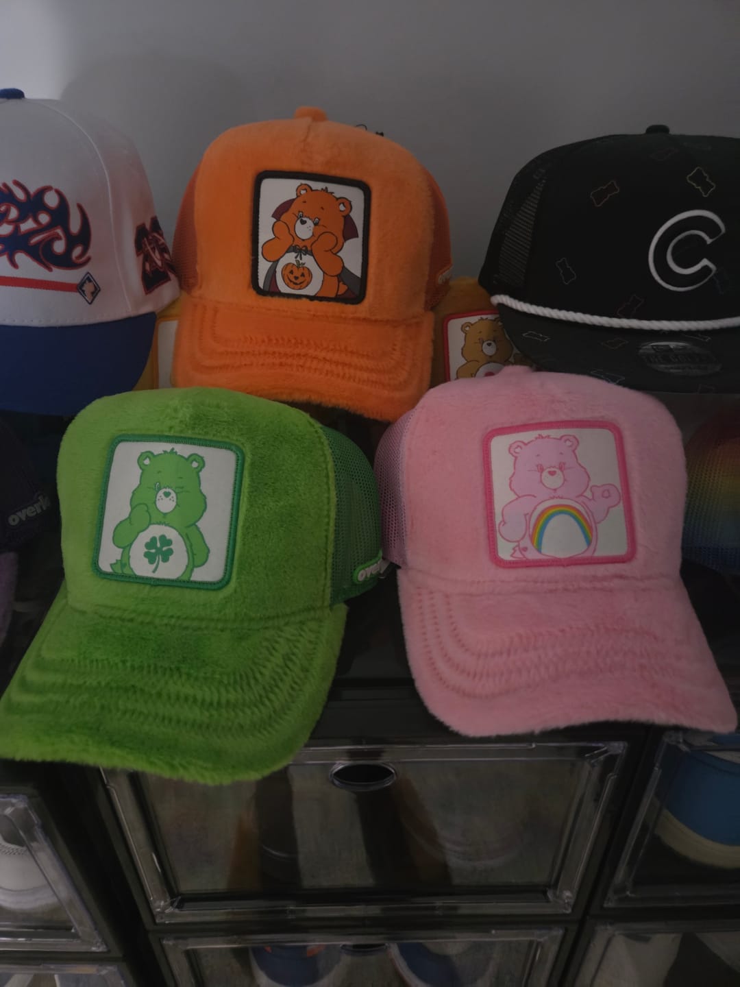 Customer photo review of OVERLORD X Care Bears: Trick or Sweet Bear Trucker Cap