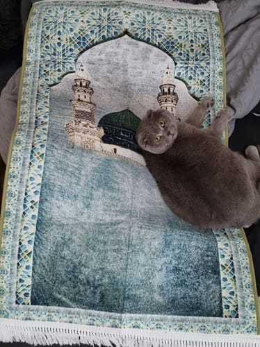 Customer photo review of Al-Masjid an-Nabawi  Padded Prayer Mat