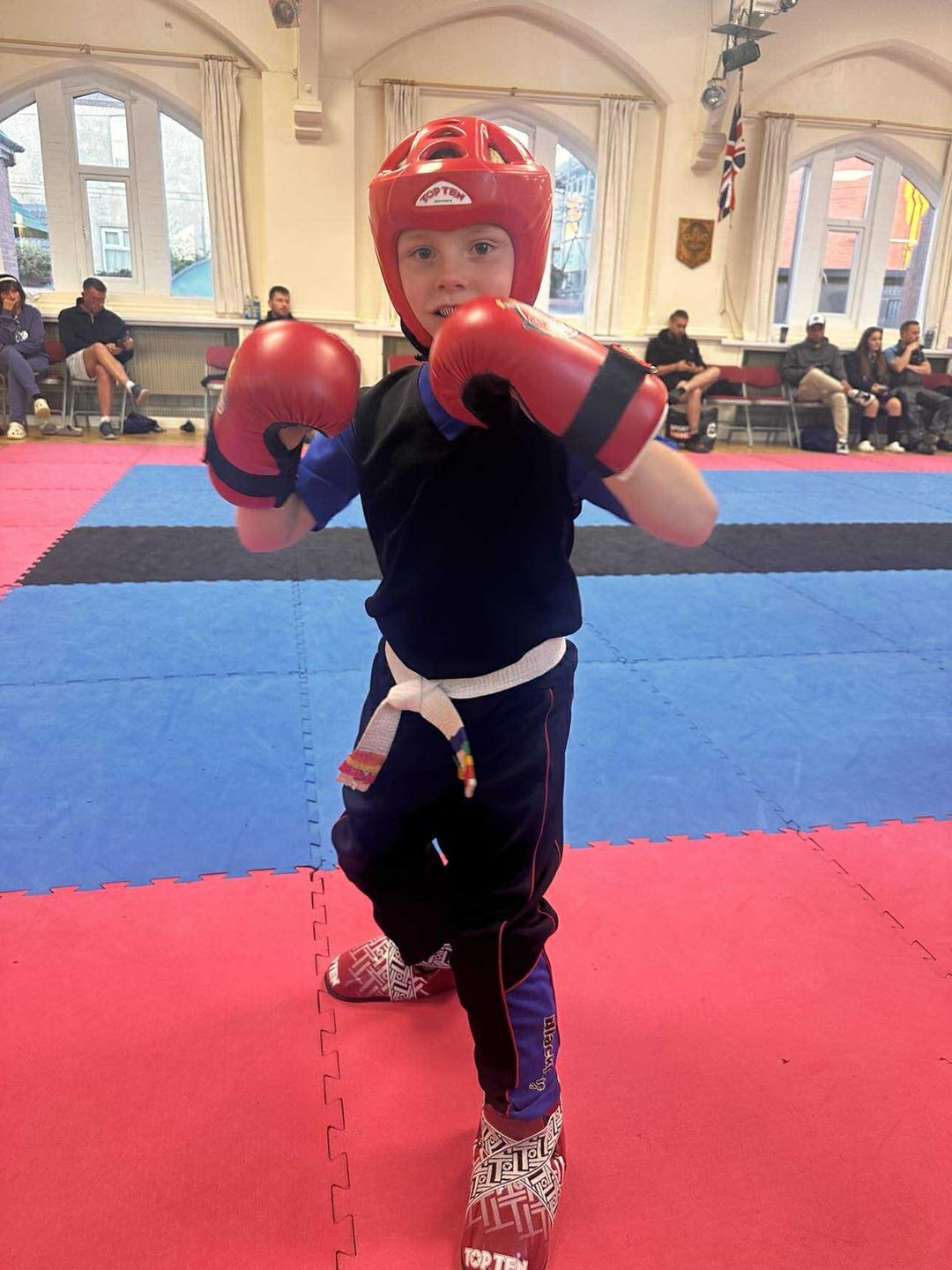 Customer photo review of Top Ten Head Guard “Competition Fight”