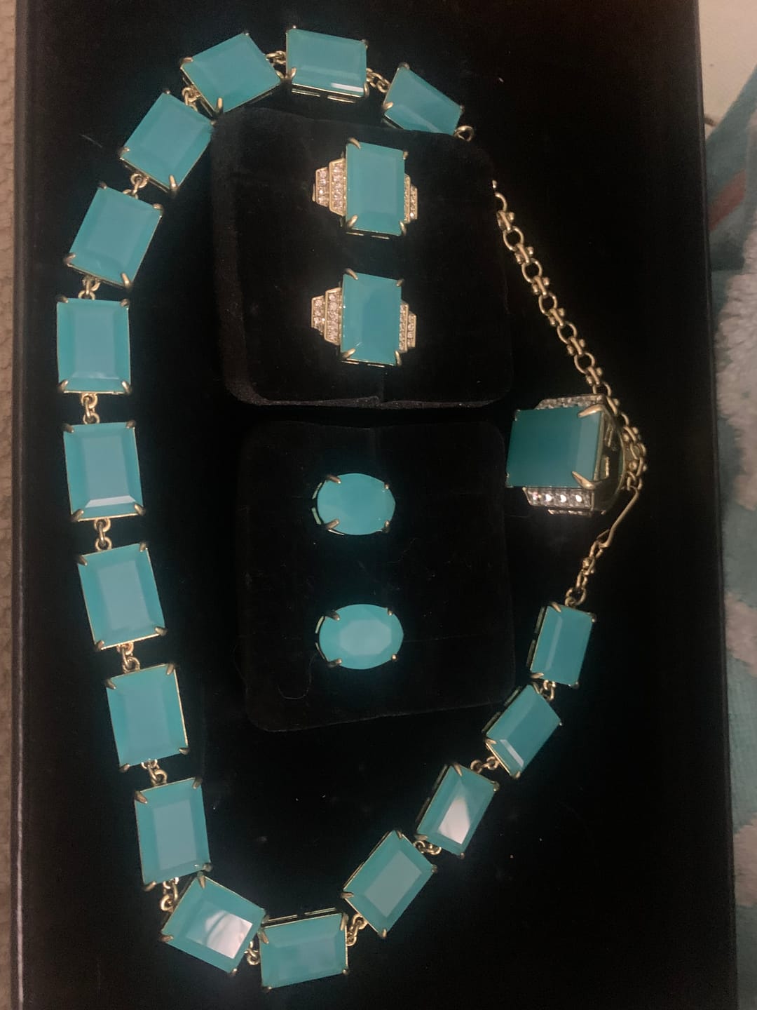 Customer photo review of Heidi Daus®"Devil Wears Heidi" Petite Crystal Necklace