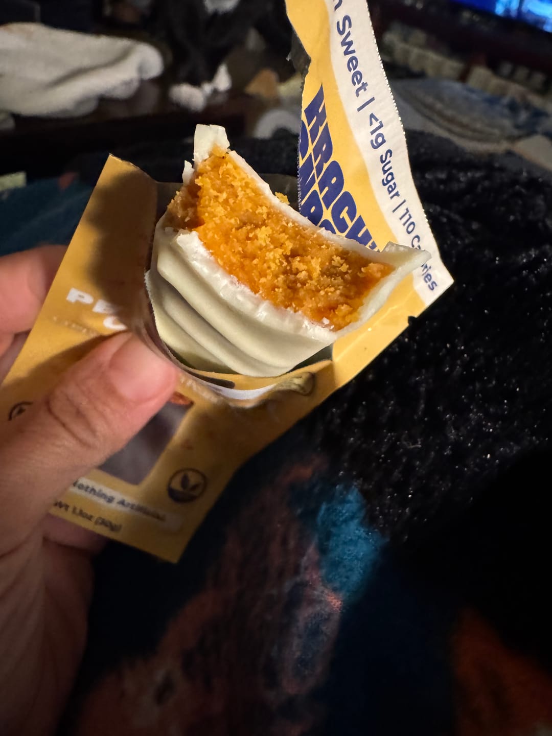 Customer photo review of White-Chocolate Peanut Butter Caramel Crunch — 2g Net Carbs