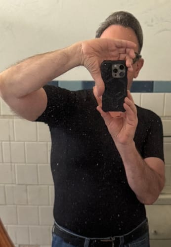 Customer photo review of Men's Posture Shirt™ - Sort