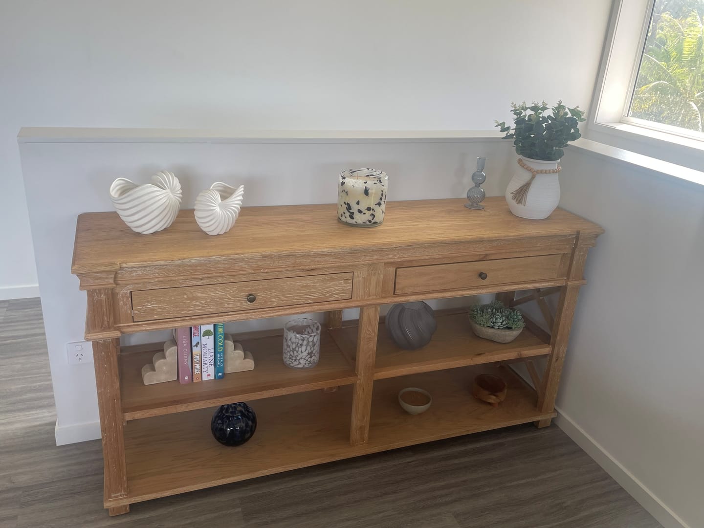Customer photo review of North Harbour Medium Console Table