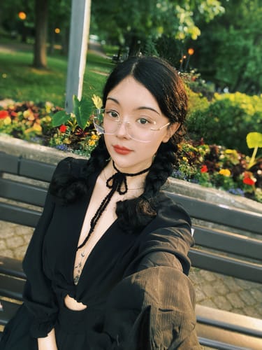 Customer photo review of Olivia Eyeglasses