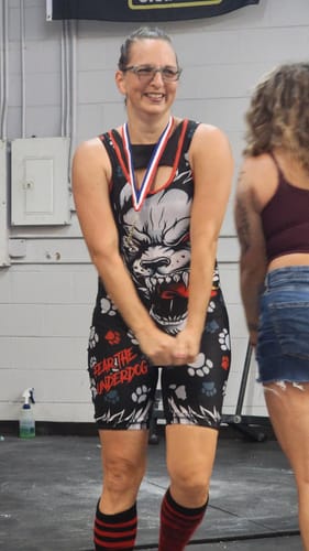 Customer photo review of Alpha Grip Premium Singlet