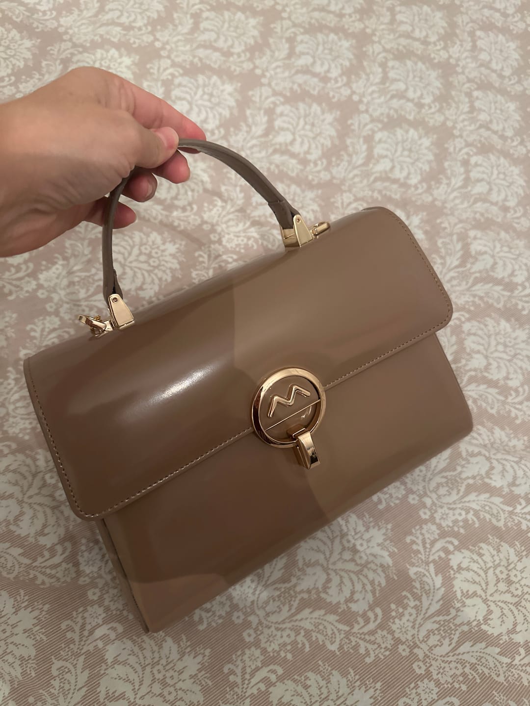 Customer photo review of Matmazel Dezy Vizon Kadın El ve Omuz Çantası