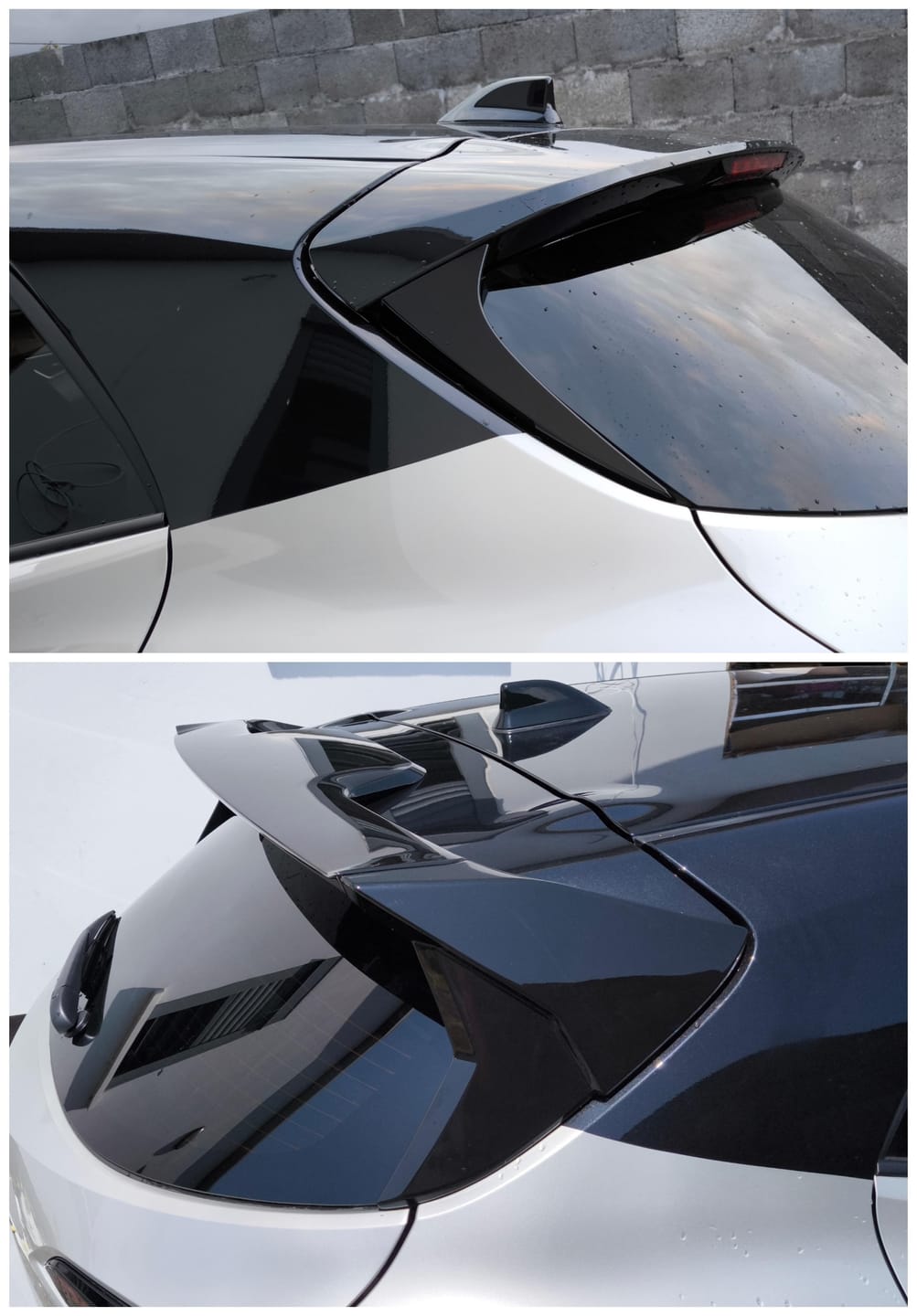 Customer photo review of 2019-Up Toyota GR Corolla | Corolla Hatchback CE Package Rear Roof Wing Spoiler