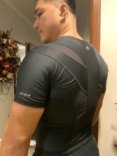 Customer photo review of Men's Posture Shirt™ - Sort