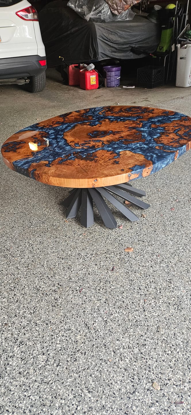Customer photo review of Coffee Table Base 106B Namu 16H DIY Furniture