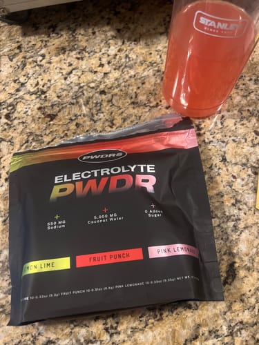 Customer photo review of ELECTROLYTE PWDR