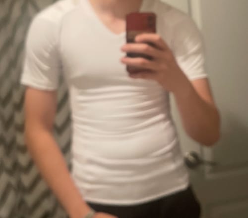 Customer photo review of Men's Posture Shirt™ - Sort