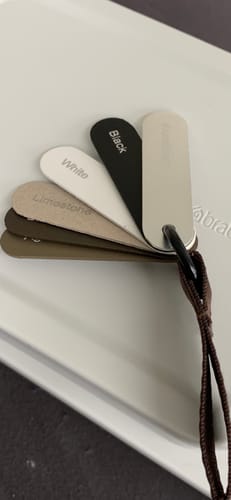 Customer photo review of Keychain – Colour Swatches